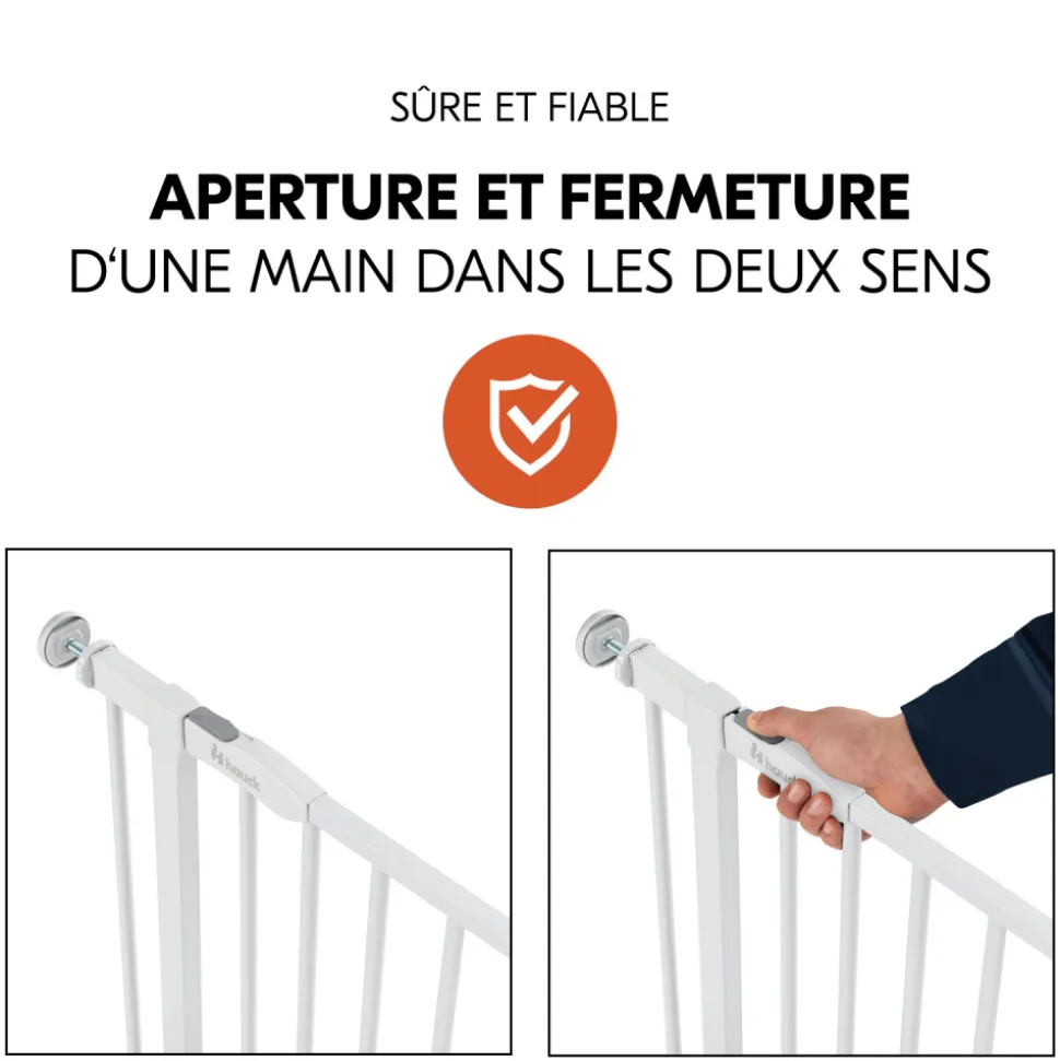 Barrière d'escalier open n stop 2 white