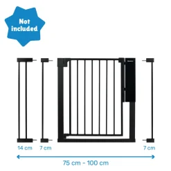 Barrière de sécurité automatique safe & pass 75-81,5 cm fixation pression