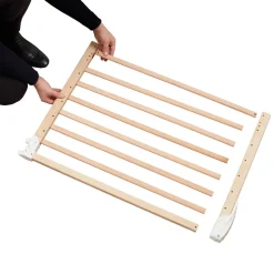 Barrière de sécurité deco pop extensible 63-106 cm fixation vis ou pression naturel