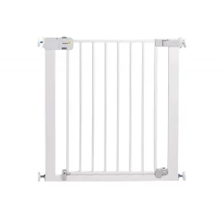 Barrière enfant avec extension 7 cm auto close blanc