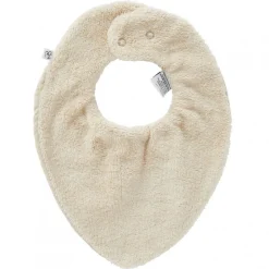 Bavoir bandana réversible biscuit