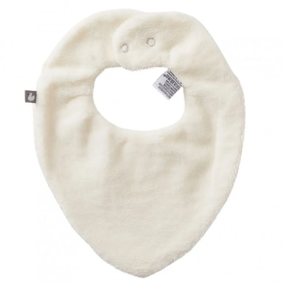 Bavoir bandana réversible mousse de lait