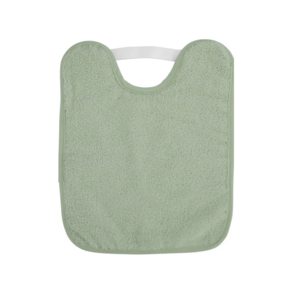 Bavoir bébé en bouclette vert