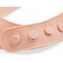 Bavoir en silicone pale pink