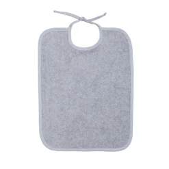 Bavoir à lacets gris