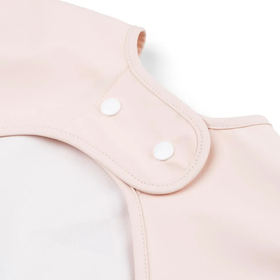 Bavoir à manches avec poche playground rose