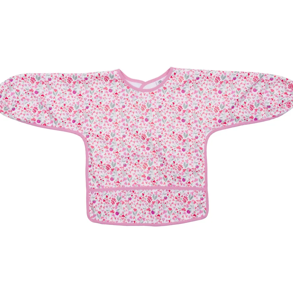 Bavoir tablier col claudine imperméable - liberty 6/24 mois