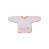 Bavoir tablier col claudine imperméable - carreaux 3/5 ans