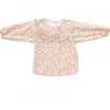 Bavoir tablier col claudine imperméable - froufrou léopard 3/5 ans