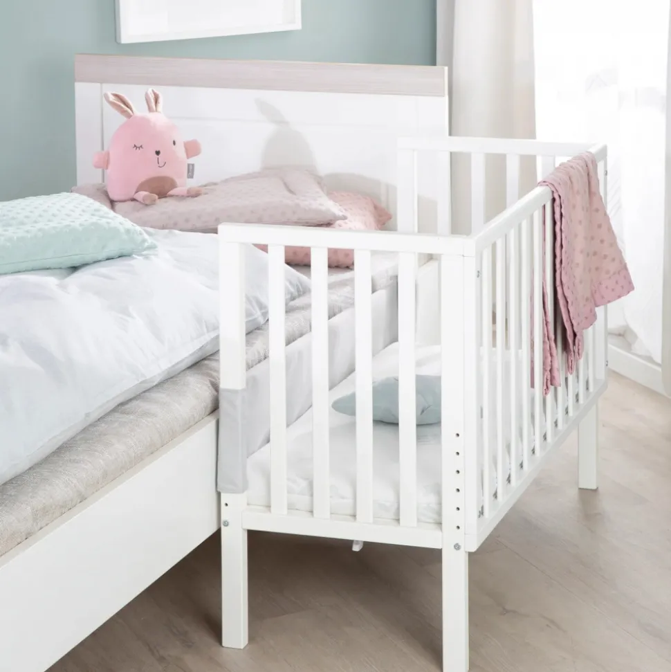 Berceau cododo 2 en 1 bois blanc avec matelas