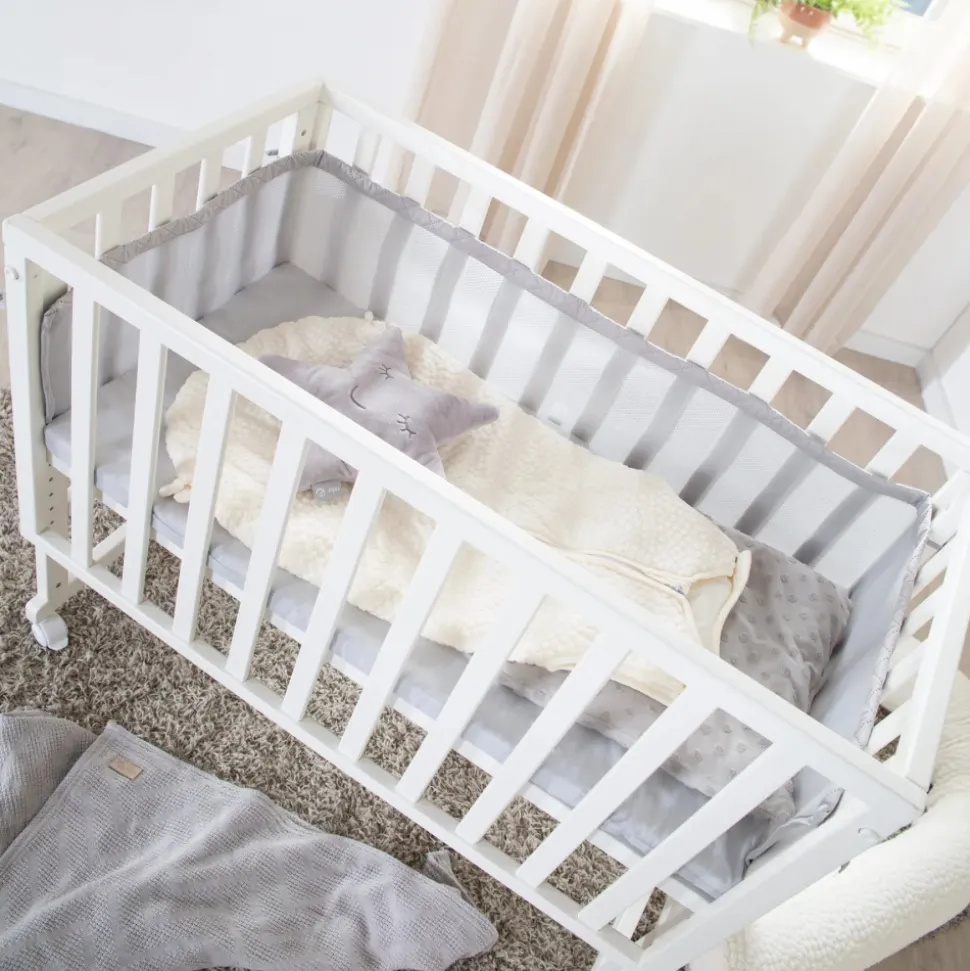 Berceau cododo 3 en 1 bois blanc avec matelas et nid