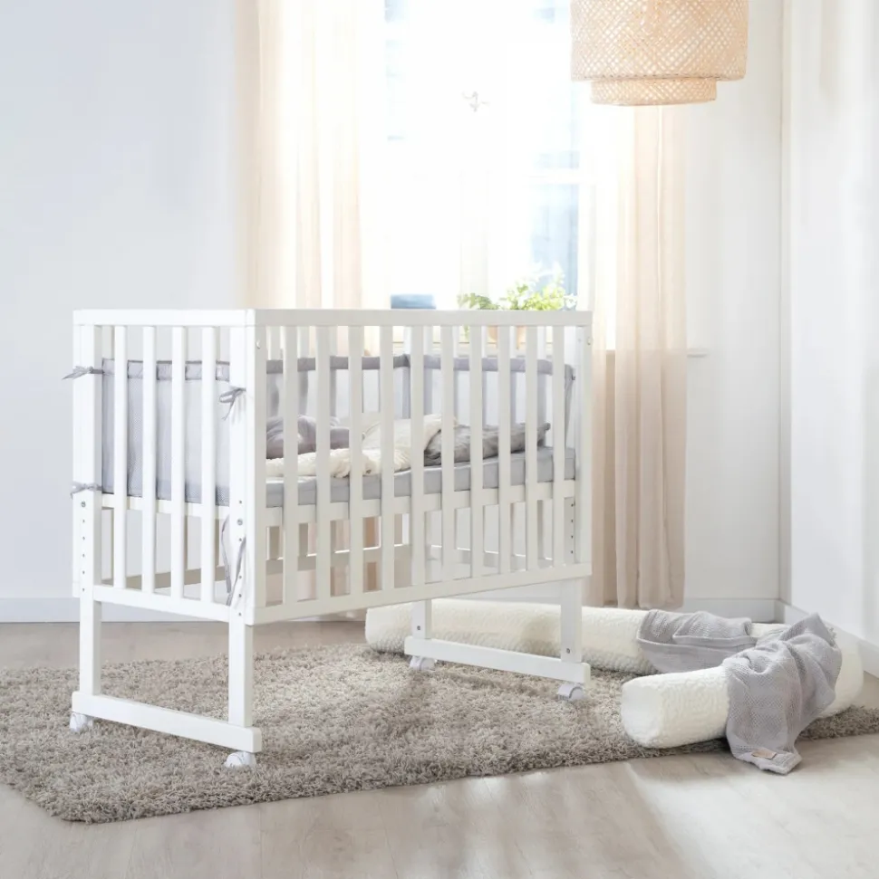 Berceau cododo 3 en 1 bois blanc avec matelas et nid