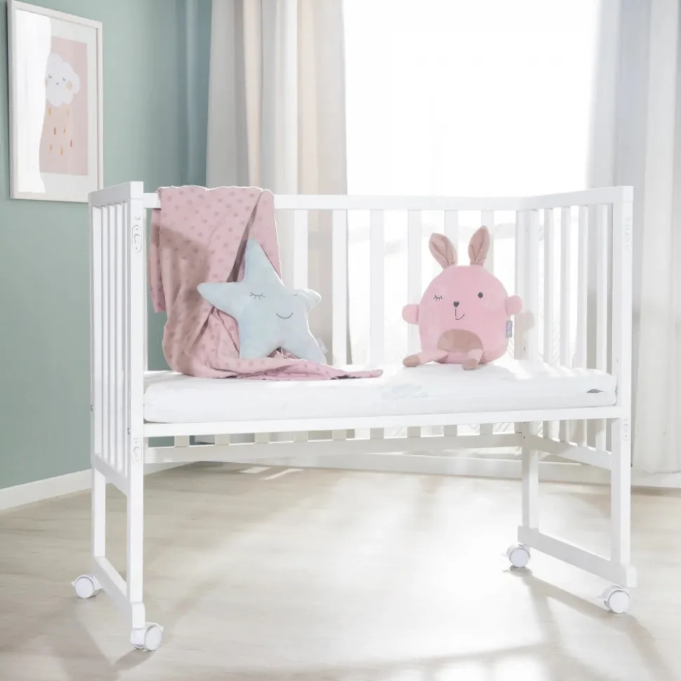 Berceau cododo 3 en 1 bois blanc avec matelas