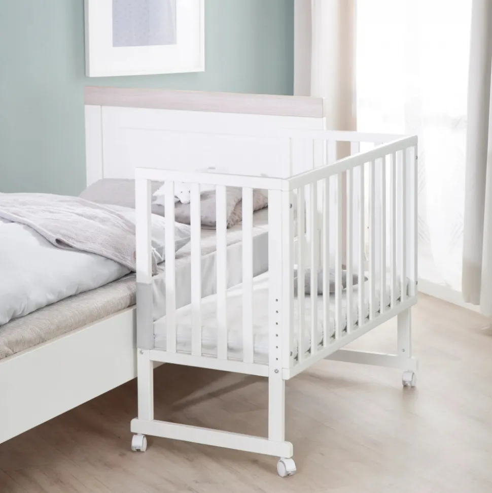 Berceau cododo 3 en 1 bois blanc avec matelas