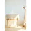 Berceau évolutif en lin beige