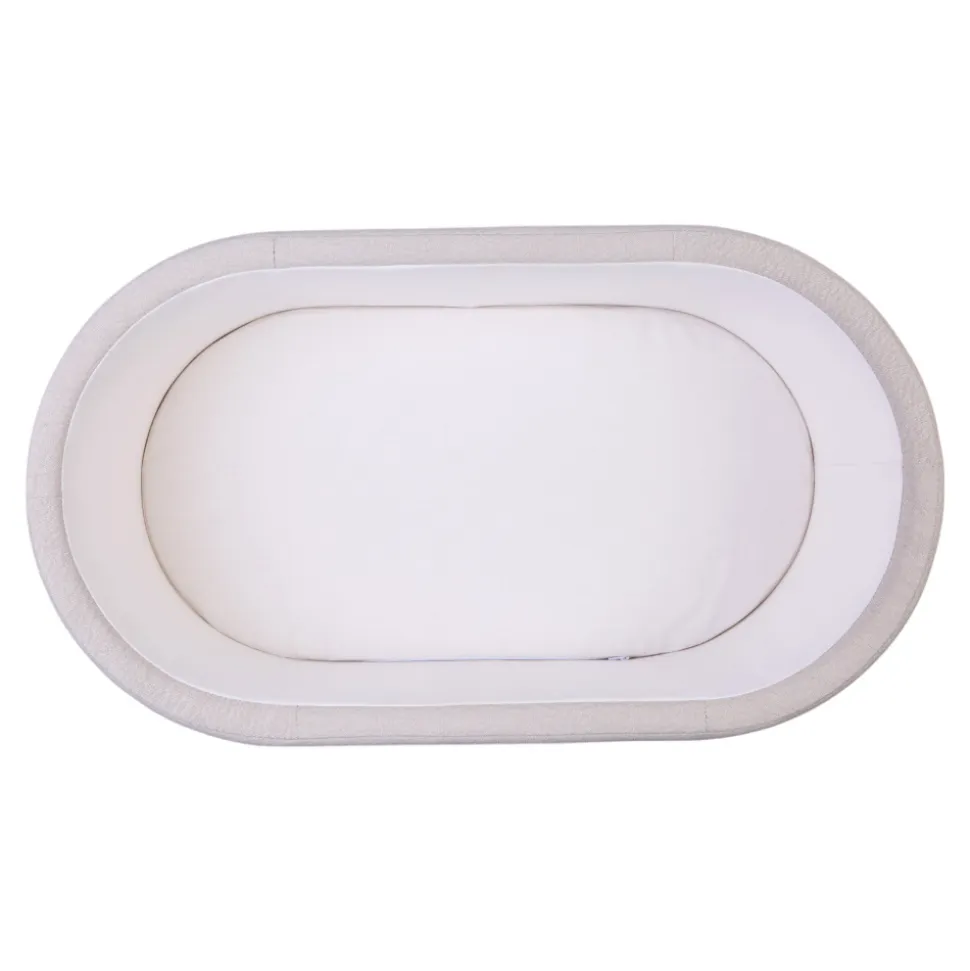 Berceau évolutif en lin beige