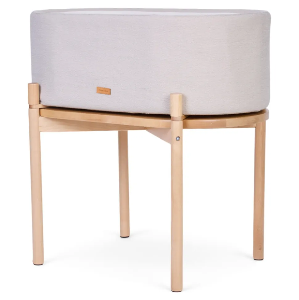 Berceau évolutif en lin beige