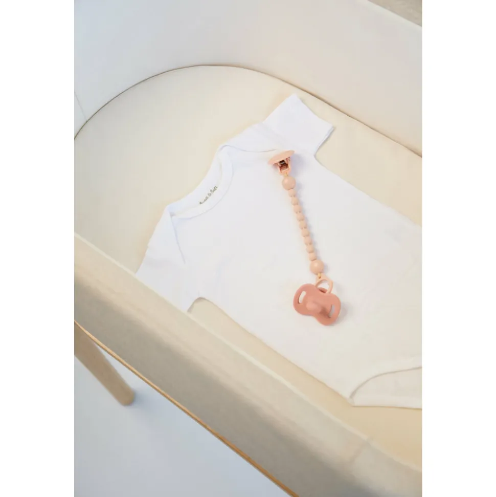 Berceau évolutif en lin beige