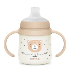 Biberon à anses bébé 150 ml wild&free marron