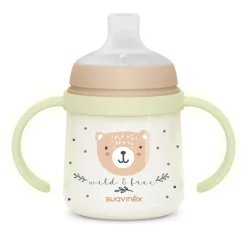 Biberon à anses bébé 150 ml wild&free marron