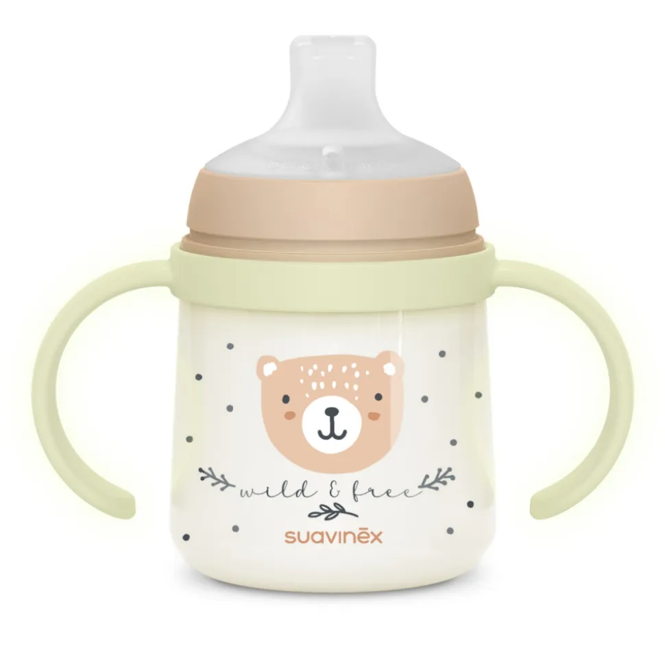 Biberon à anses bébé 150 ml wild&free marron