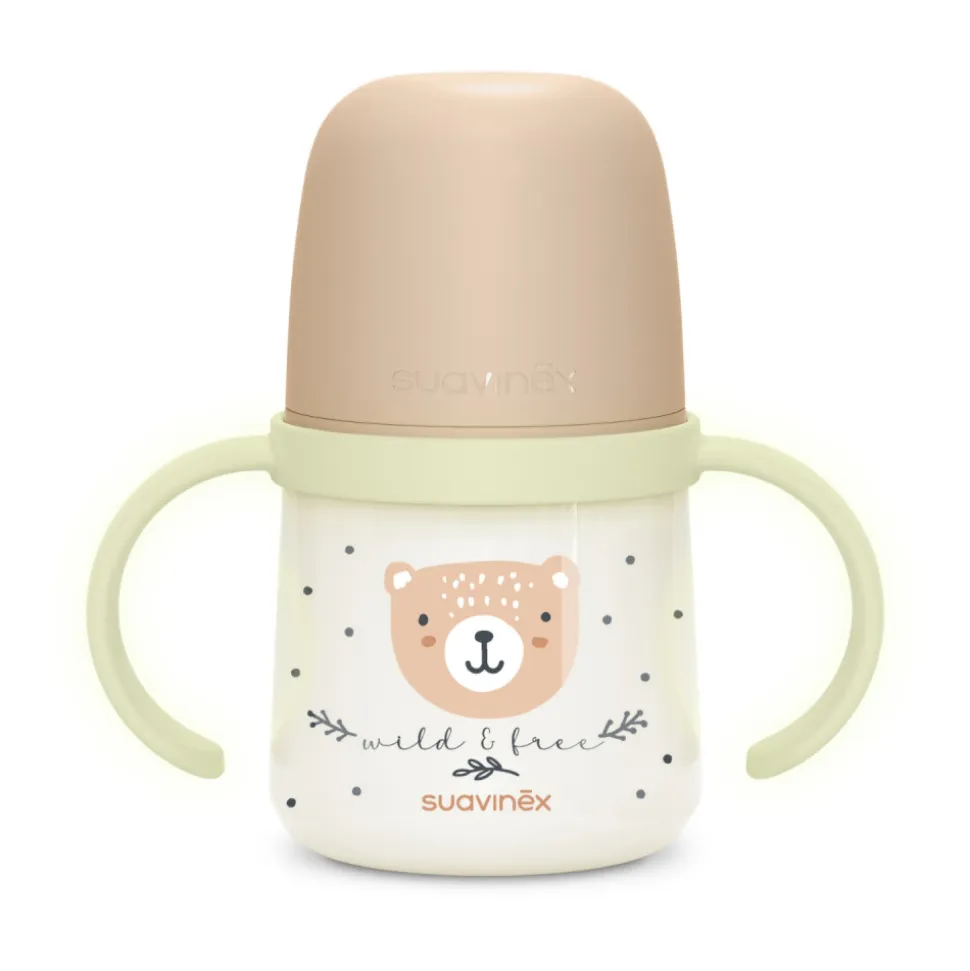 Biberon à anses bébé 150 ml wild&free marron