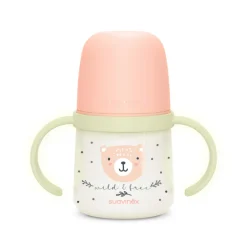 Biberon à anses bébé 150 ml wild&ampfree rose