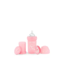 Biberon anti-colique 180 ml pastel rose