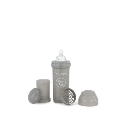 Biberon anti-colique 260 ml pastel gris