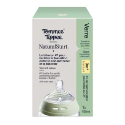Biberon anti-colique natural start en verre 150ml