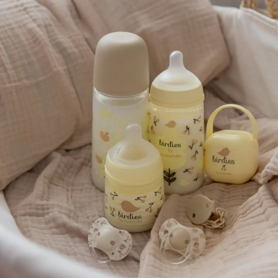 Biberon bébé 360 ml sx pro birdies beige
