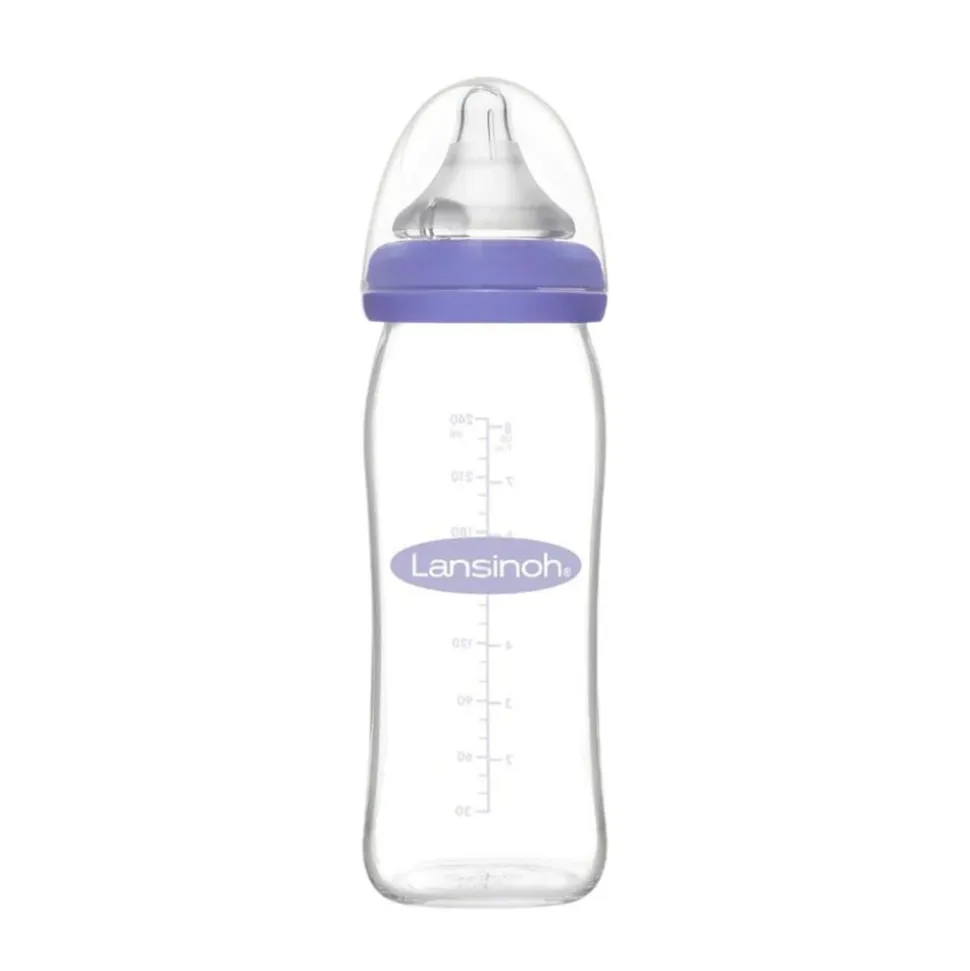 Biberon en verre avec tétine naturalwave 240ml