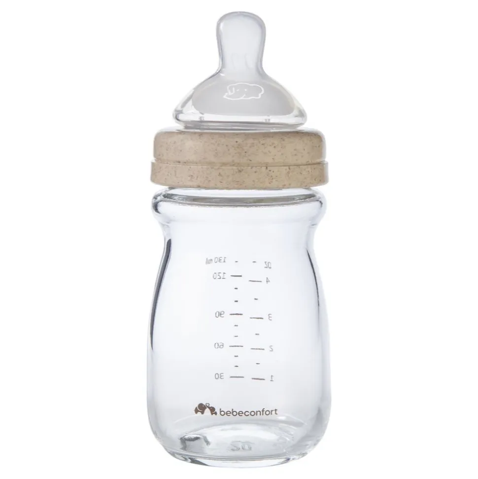 Biberon en verre physio air eco 130 ml sand