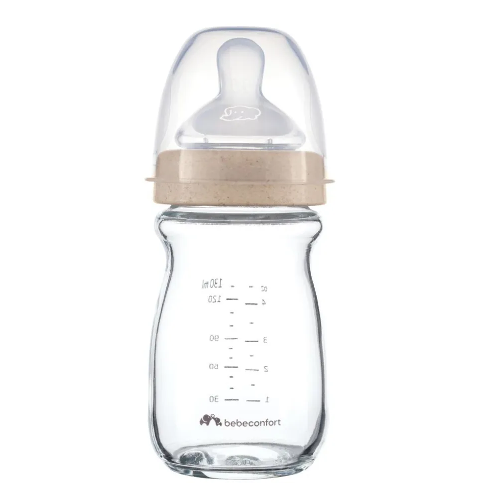 Biberon en verre physio air eco 130 ml sand