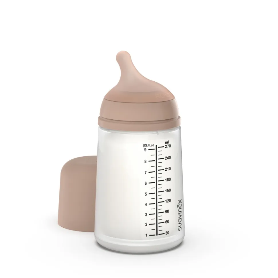 Biberon 270 ml anti-colique zerø.zerø débit moyen medium