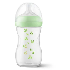 Biberon natural response 260 ml feuilles