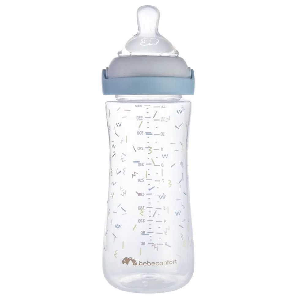 Biberon pp physio air confort 360 ml memphis/blue