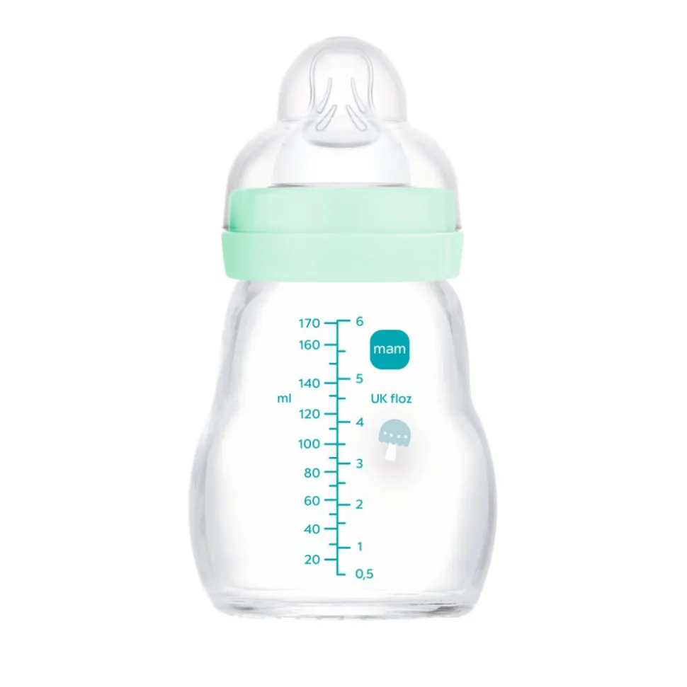 Biberon verre 170 ml aqua