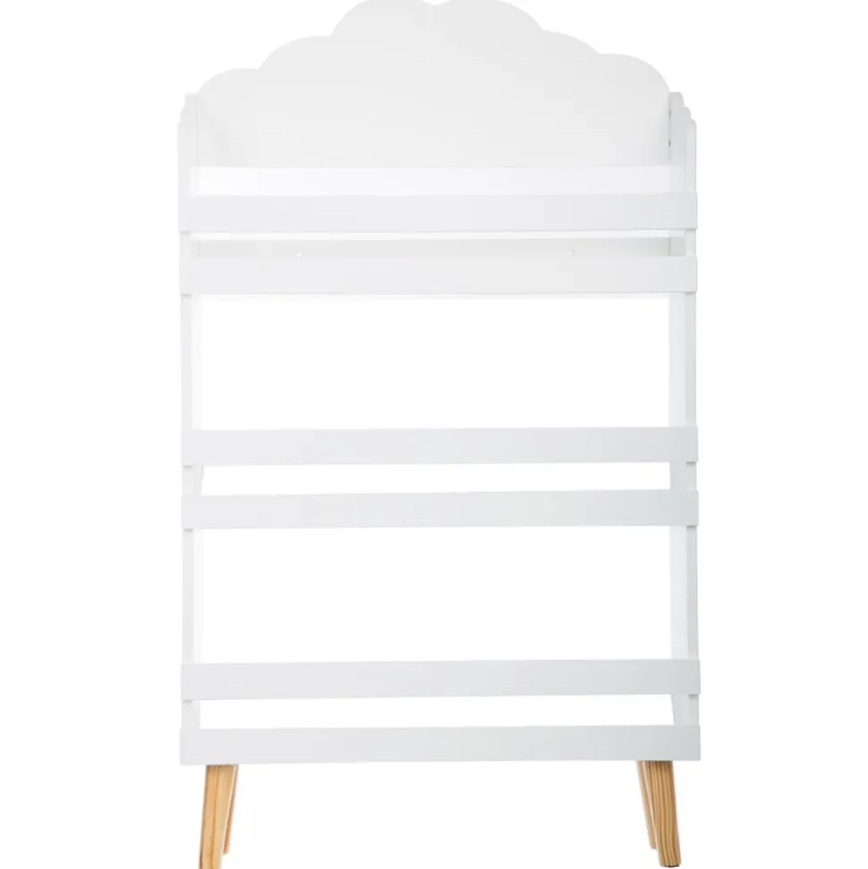 Bibliothèque enfant nuage blanc