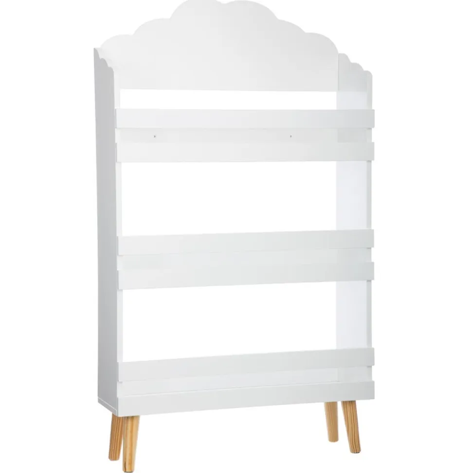 Bibliothèque enfant nuage blanc