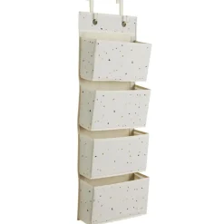 Bibliothèque murale enfant terrazzo crème