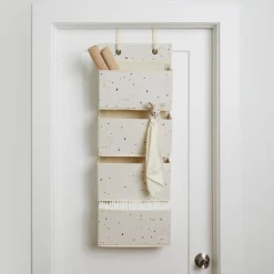 Bibliothèque murale enfant terrazzo crème