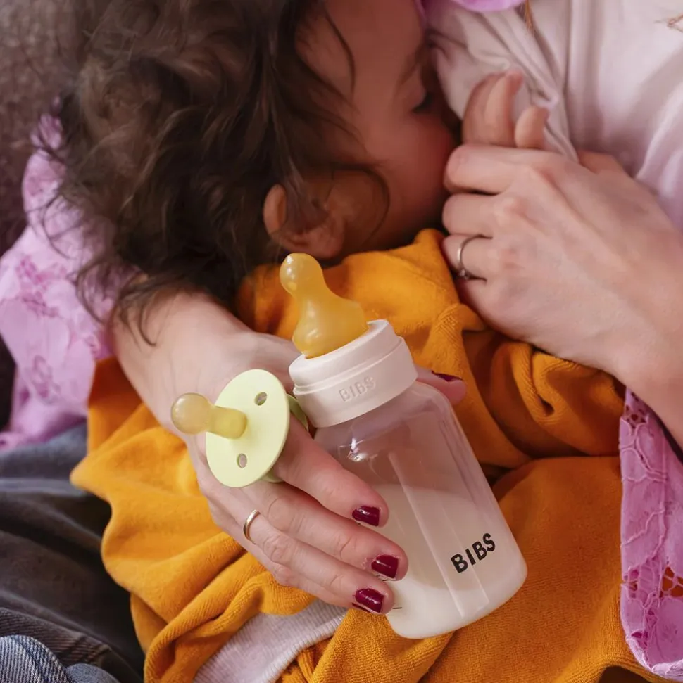 Bibs baby bottle nipple round silicone 2 pack slow flow