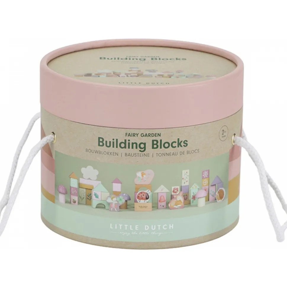 Blocs de construction en bois fsc - fairy friends