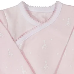 Body croisé 3 mois sophie la girafe rose
