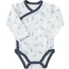 Body croisé 3 mois sophie la girafe - bleu nuit