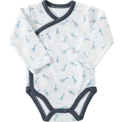 Body croisé 3 mois sophie la girafe - bleu nuit
