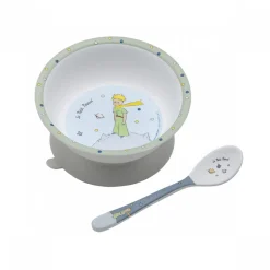 Bol ventouse et cuillère le petit prince