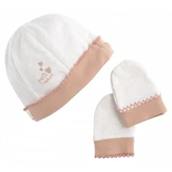 Bonnet bébé naissance - 1 mois petit coeur
