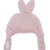 Bonnet lapin en fausse fourrure angora - pétale 12/18 mois